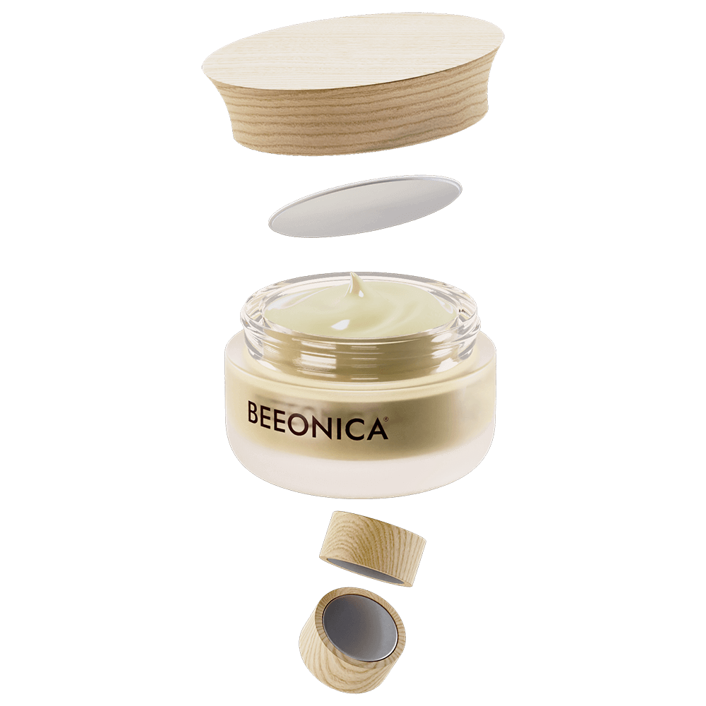 BEEONICA crema viso anti-età con veleno d'api - vasetto esploso